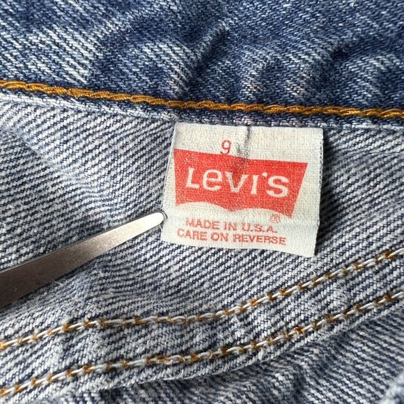 VTG 80s Levi's Jeans Women's Juniors 9 501 XX High Rise Straight Blue Denim USA - Picture 5 of 16